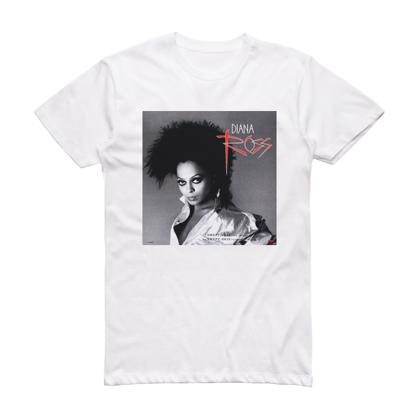 Diana Ross Swept Away 1 Album Cover T-Shirt White