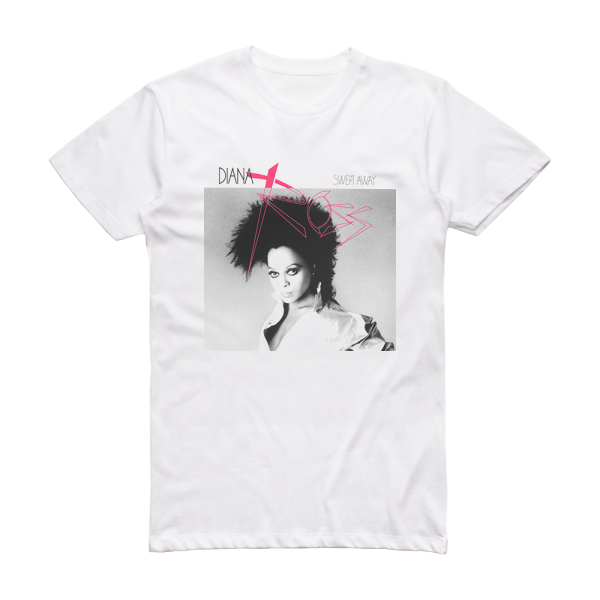 Diana Ross Swept Away 2 Album Cover T-Shirt White