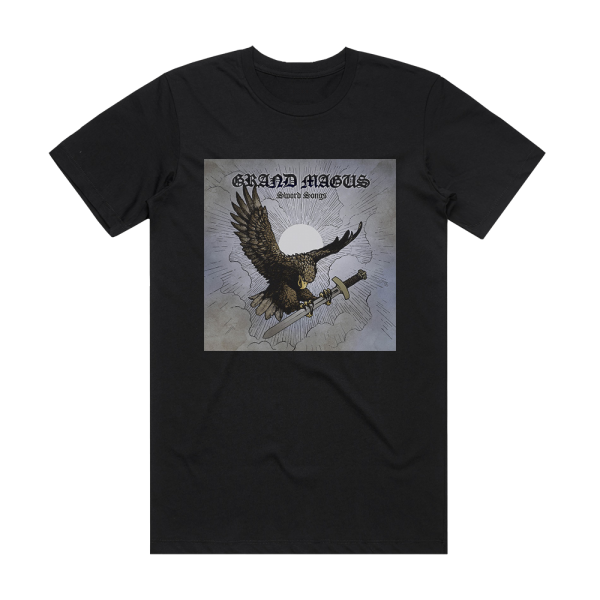 Grand Magus Sword Songs Album Cover T-Shirt Black