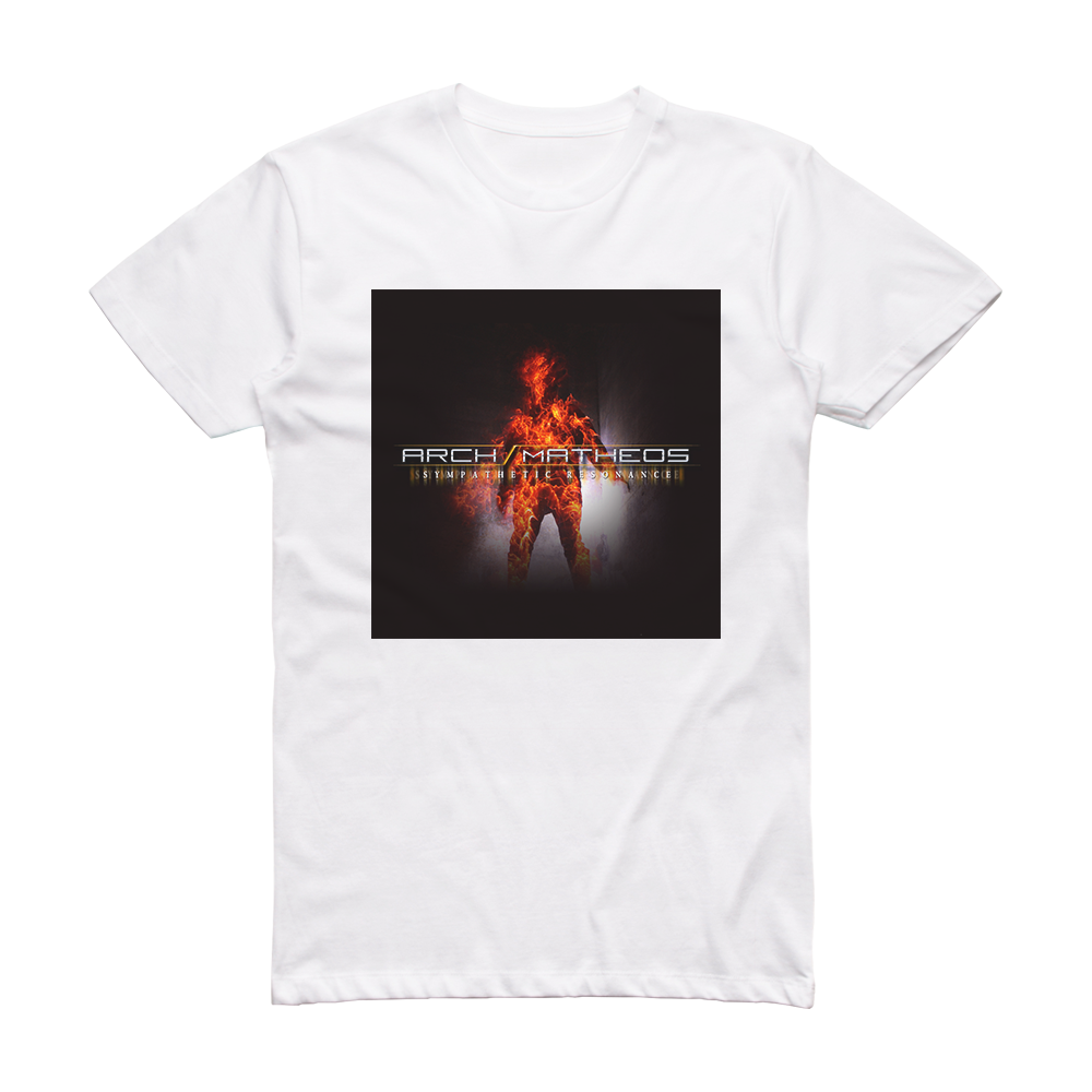 John Arch Sympathetic Resonance Album Cover T-Shirt White