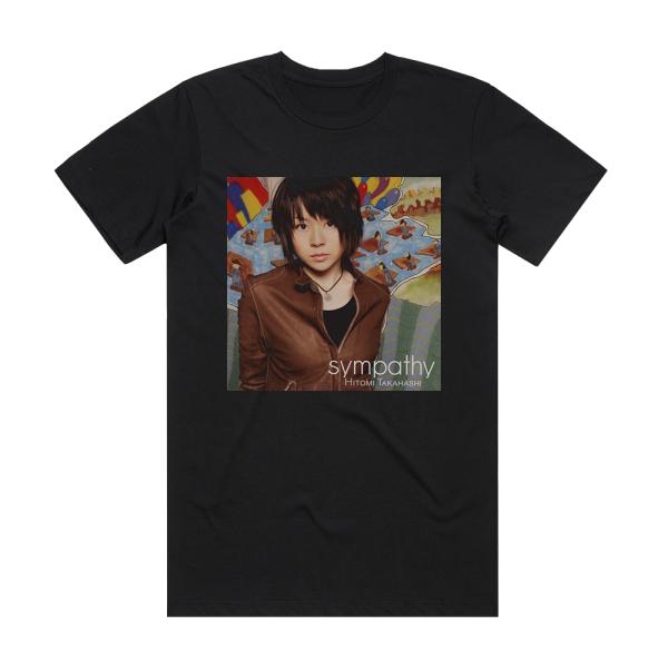 Hitomi Takahashi Sympathy Album Cover T-Shirt Black