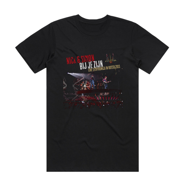 Nick and Simon Symphonica In Rosso Album Cover T-Shirt Black