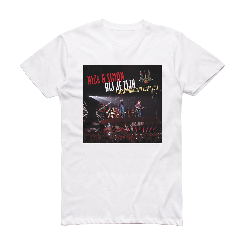 Nick and Simon Symphonica In Rosso Album Cover T-Shirt White – ALBUM ...