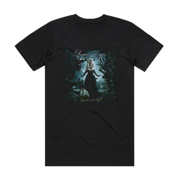 Leaves’ Eyes Symphonies Of The Night Album Cover T-Shirt Black
