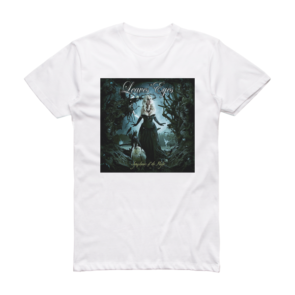 Leaves’ Eyes Symphonies Of The Night Album Cover T-Shirt White