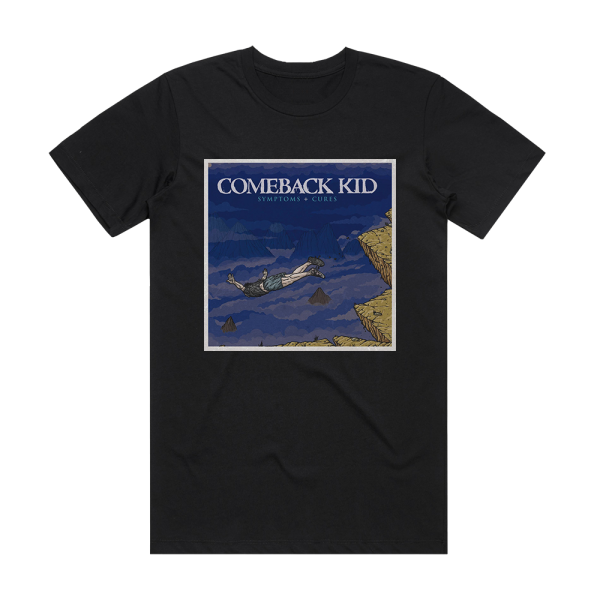 Comeback Kid Symptoms Cures Album Cover T-Shirt Black
