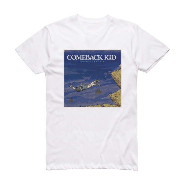 Comeback Kid Symptoms Cures Album Cover T-Shirt White