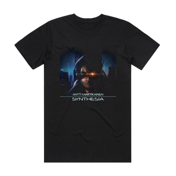 Antti Martikainen Synthesia Album Cover T-Shirt Black