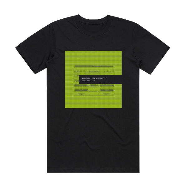 Information Society Synthesizer Album Cover T-Shirt Black