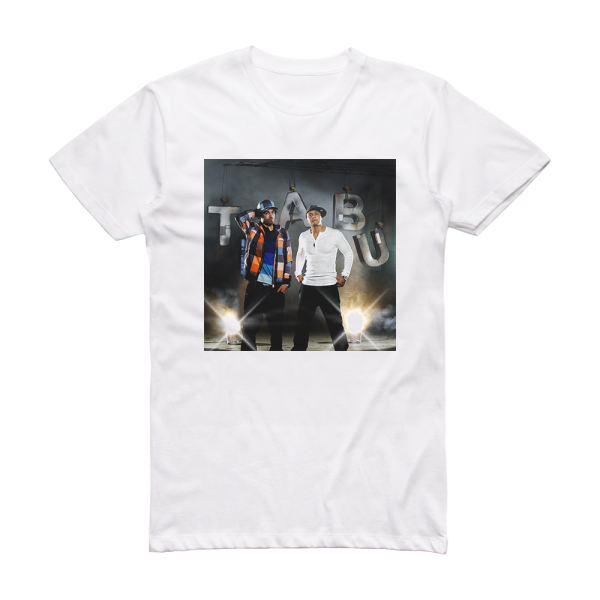 Erik og Kriss Tabu Album Cover T-Shirt White