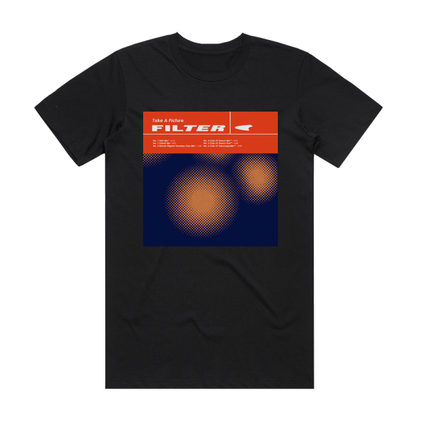 Filter Take A Picture Album Cover T-Shirt Black