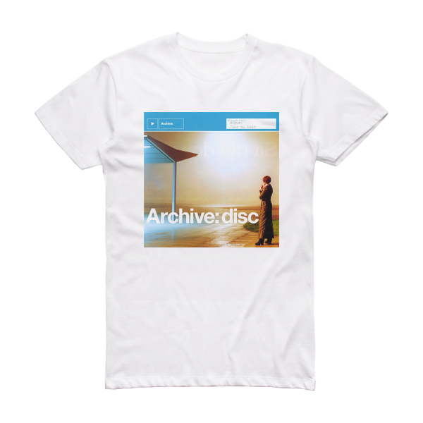 Archive Take My Head Album Cover T-Shirt White