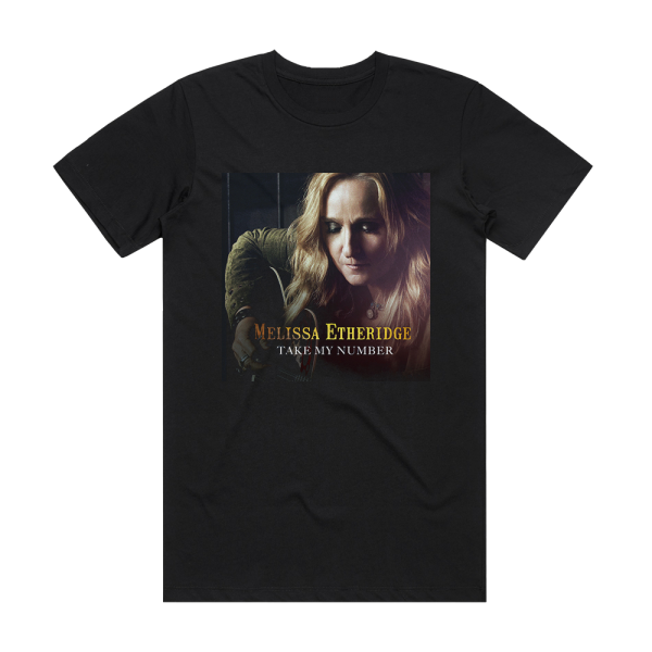 Melissa Etheridge Take My Number Album Cover T-Shirt Black