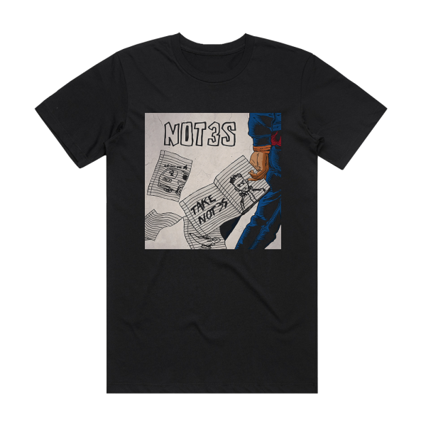 Not3s Take Not3S Album Cover T-Shirt Black