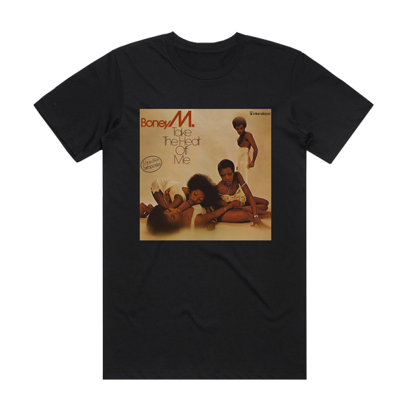 Boney M Take The Heat Off Me Album Cover T-Shirt Black