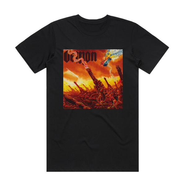 Demon Taking The World By Storm Album Cover T-Shirt Black