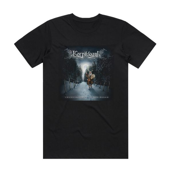 Korpiklaani Tales Along This Road Album Cover T-Shirt Black