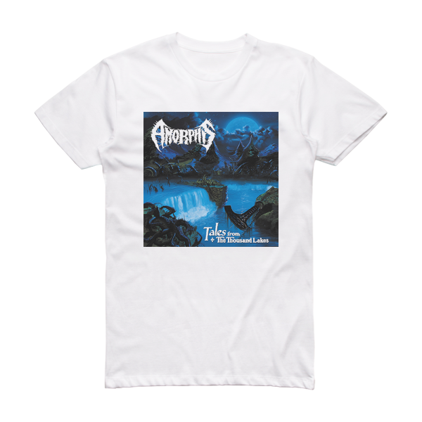 Amorphis Tales From The Thousand Lakes Album Cover T-Shirt White