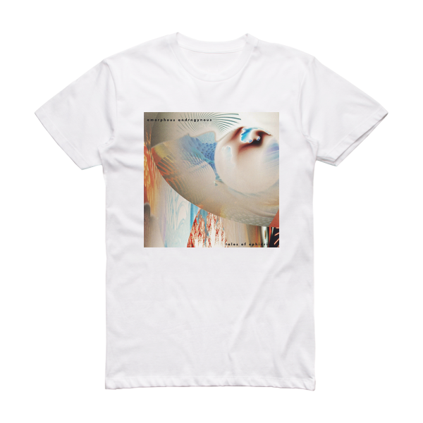 Amorphous Androgynous Tales Of Ephidrina Album Cover T-Shirt White