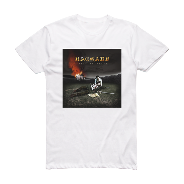 Haggard Tales Of Ithiria Album Cover T-Shirt White