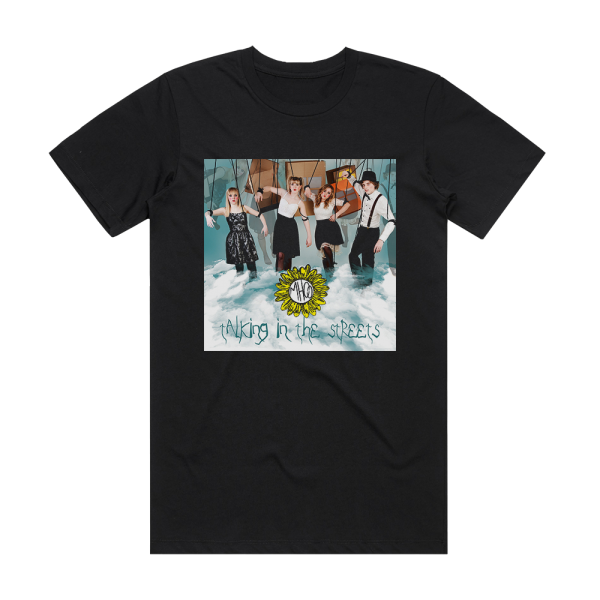 Mhoo Talking In The Streets Album Cover T-Shirt Black