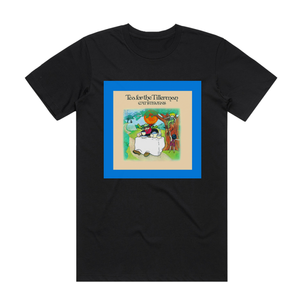 Cat Stevens Tea For The Tillerman 1 Album Cover T-Shirt Black