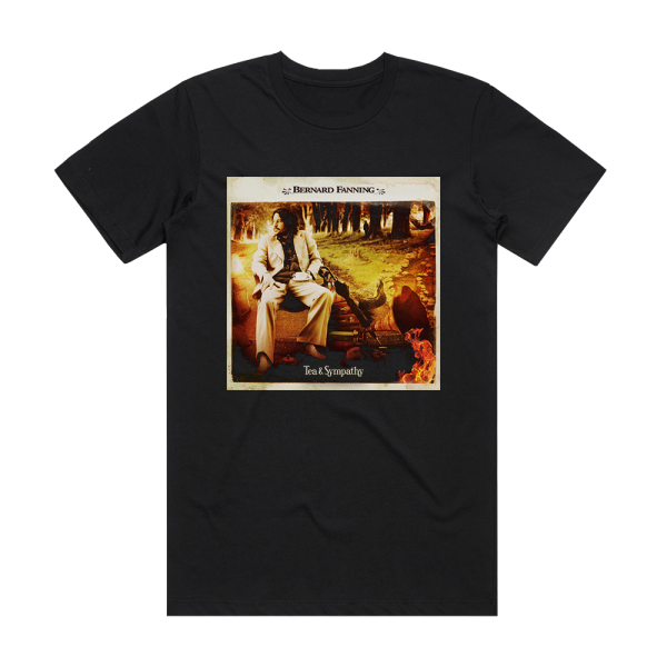 Bernard Fanning Tea Sympathy Album Cover T-Shirt Black