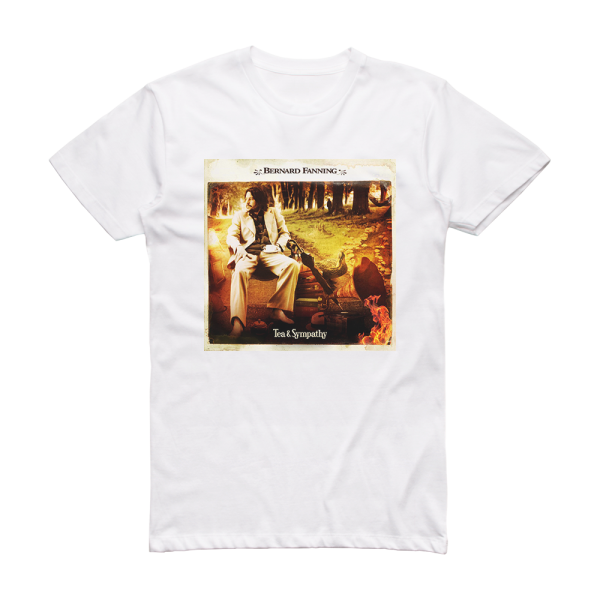 Bernard Fanning Tea Sympathy Album Cover T-Shirt White