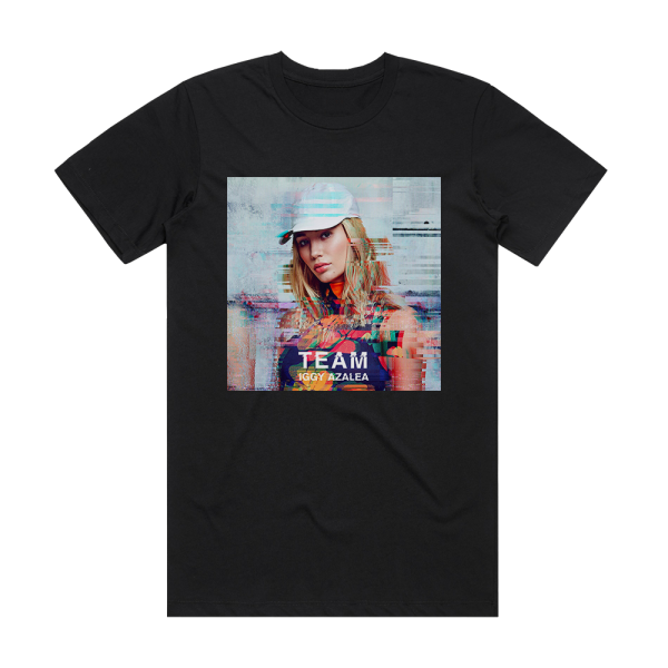 Iggy Azalea Team Album Cover T-Shirt Black