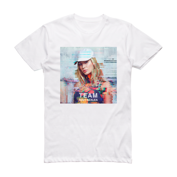 Iggy Azalea Team Album Cover T-Shirt White