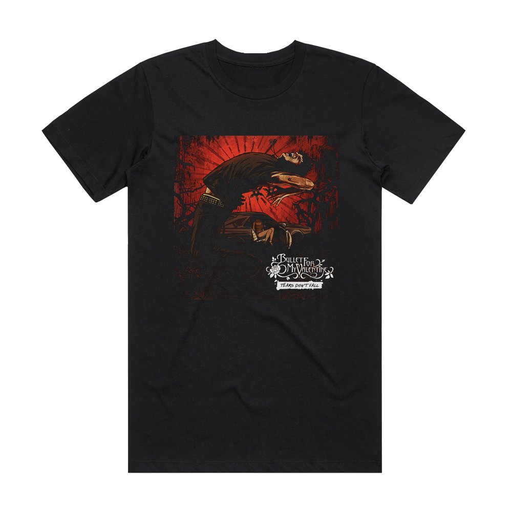 Bullet for My Valentine Tears Dont Fall 2 Album Cover TShirt Black