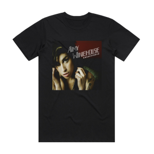 Amy Winehouse Tears Dry On Their Own Album Cover T-Shirt Black