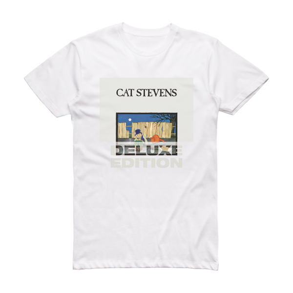 Cat Stevens Teaser And The Firecat 2 Album Cover T-Shirt White