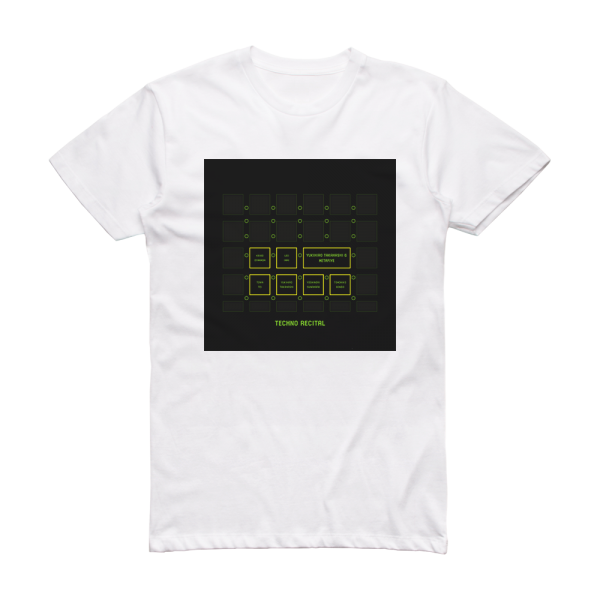 METAFIVE Techno Recital Album Cover T-Shirt White