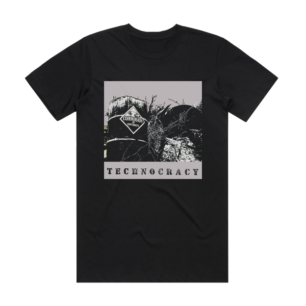 Corrosion of Conformity Technocracy 1 Album Cover T-Shirt Black