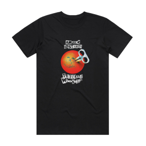 Angelic Upstarts Teenage Warning Album Cover T-Shirt Black