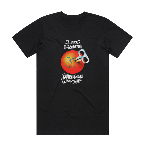 Angelic Upstarts Teenage Warning Album Cover T-Shirt Black