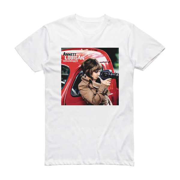 Annett Louisan Teilzeithippie Album Cover T-Shirt White
