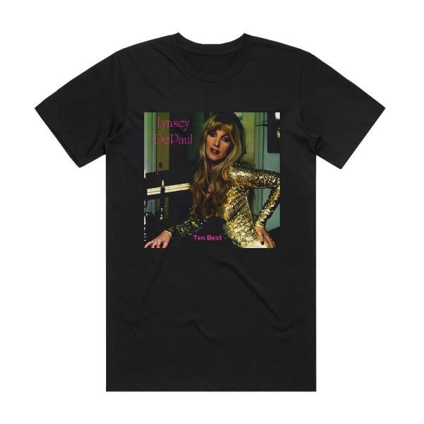 Lynsey de Paul Ten Best Album Cover T-Shirt Black