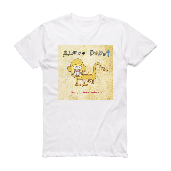 Alice Donut Ten Glorious Animals Album Cover T-Shirt White