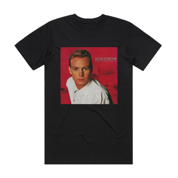 Jason Donovan Ten Good Reasons Album Cover T-Shirt Black