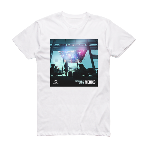 Mediks Terminal Lights Album Cover T-Shirt White