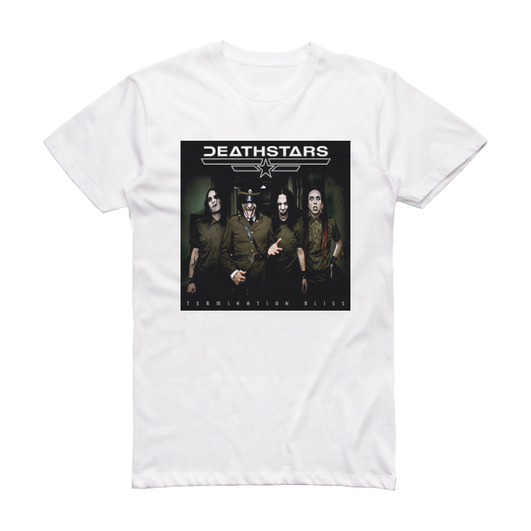 Deathstars Termination Bliss Album Cover T-Shirt White