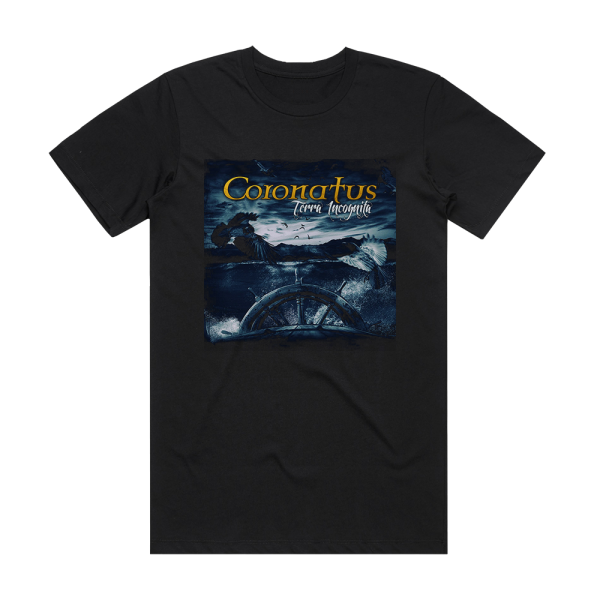 Coronatus Terra Incognita Album Cover T-Shirt Black