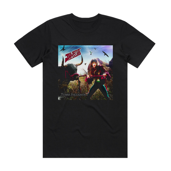 Juliette Lewis Terra Incognita Album Cover T-Shirt Black