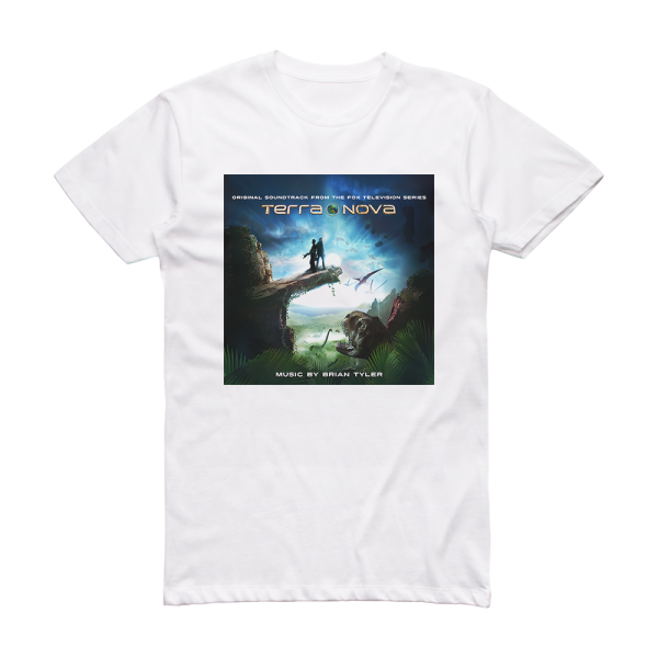 Brian Tyler Terra Nova Album Cover T-Shirt White