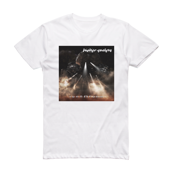 Jupiter Society Terraform Album Cover T-Shirt White