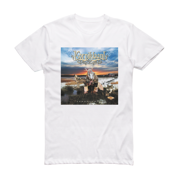 Korpiklaani Tervaskanto Album Cover T-Shirt White