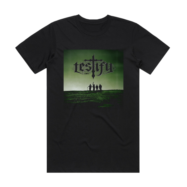 P O D Testify 1 Album Cover T-Shirt Black