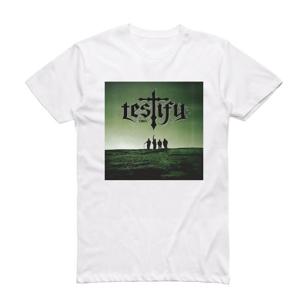 P O D Testify 1 Album Cover T-Shirt White